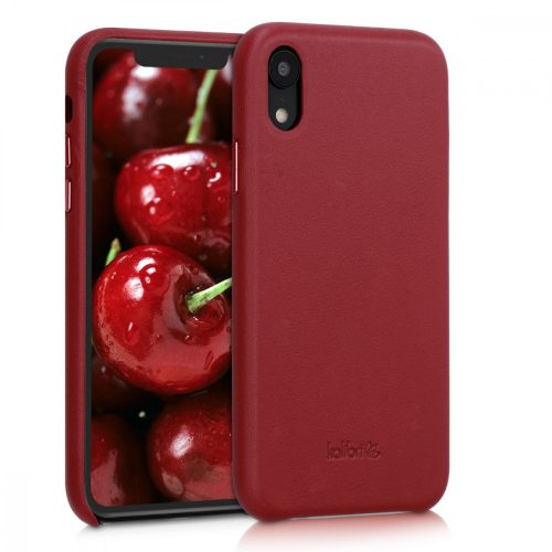 Κάλυμμα Apple iPhone XR, Φυσικό δέρμα, Κόκκινο, 45955.09