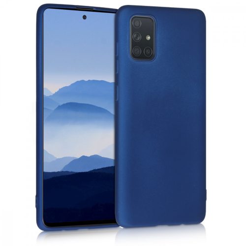 Θήκη για Samsung Galaxy A71, Silicone, Blue, 51213.64