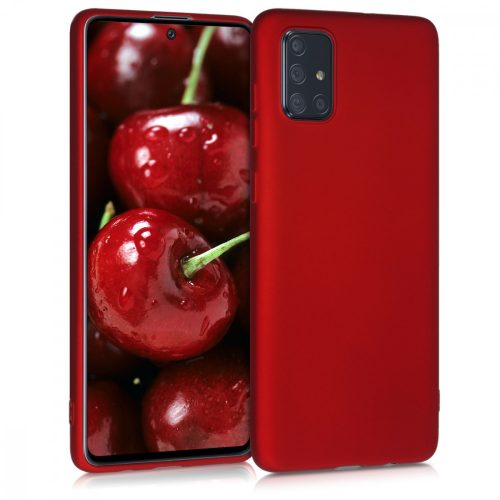 Θήκη για Samsung Galaxy A71, Silicone, Red, 51213.36