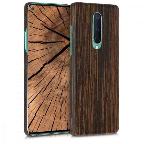 Θήκη για OnePlus 8, Wood, Brown, 51868.01