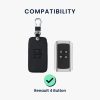 Κλειδιά αυτοκινήτου για Renault / Dacia - 4 Κουμπιά - Keyless Go, Οικολογικό Δέρμα, Πολύχρωμο, 44637.37