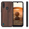 Θήκη για Motorola Moto E6s (2020), Wood, Brown, 52179.18