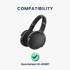 Σετ 2 μαξιλαριών αυτιών για ακουστικά Sennheiser HD450BT/HD350BT, Kwmobile, Μαύρο, Οικολογικό δέρμα, 52248.01