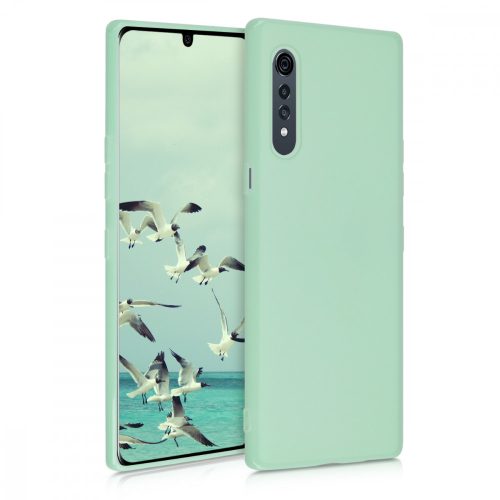 Θήκη για LG Velvet, Silicone, Green, 52532.50