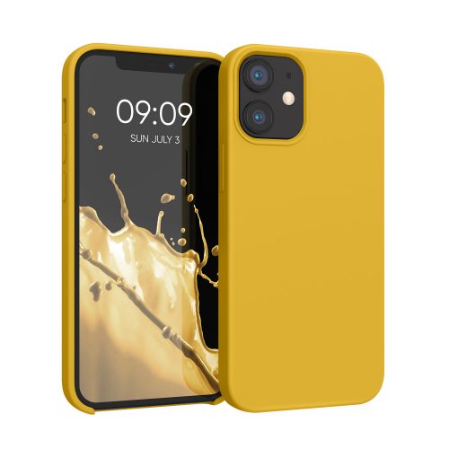 Θήκη για Apple iPhone 12 Mini, Silicone, Yellow, 52640.143