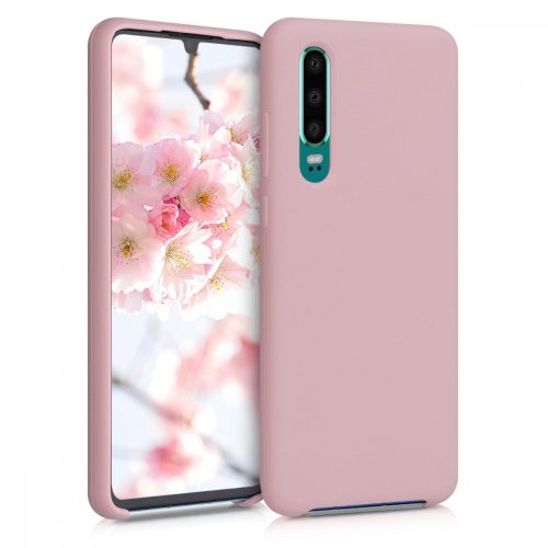 Θήκη για Huawei P30, Silicon, Rose Gold, 47414.156