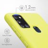 Θήκη για Samsung Galaxy A21s, Silicone, Yellow, 52494.195