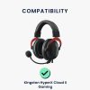 Σετ 2 μαξιλαριών αυτιών για ακουστικά Kingston HyperX Cloud II Gaming, Kwmobile, Μαύρο, Textile, 45716.47