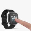 Σετ 2 Καλύμματα για Fitbit Versa 3 / Sense, Silicone, Black, 53390.02