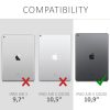 Σετ 2 ματ προστατευτικών μεμβρανών για το tablet Apple iPad Air 4 (2020), Kwmobile, Transparent, Plastic, 53418.2