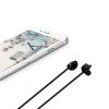 Σετ 2 λουριών για ακουστικά Samsung Galaxy Buds/Galaxy Buds Plus, Kwmobile, Μαύρο, Σιλικόνη, 53474.01