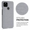 Κάλυμμα για Google Pixel 4a 5G, Textile, Grey, 53569.25