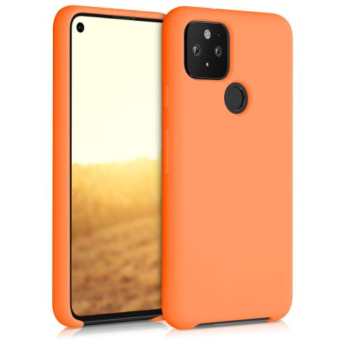 Θήκη για Google Pixel 5, Silicone, Orange, 53633.150