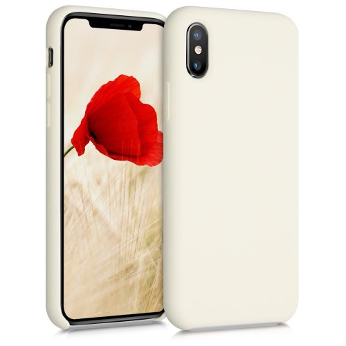 Θήκη για Apple iPhone X / iPhone XS, Silicone, Beige, 46313.204