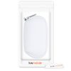 Κάλυμμα ποντικιού για Apple Magic Mouse 2/Magic Mouse 1, Kwmobile, White, Neoprene, 51117.02