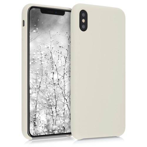 Θήκη για iPhone XS Max, Silicone, Cream, 45909.204