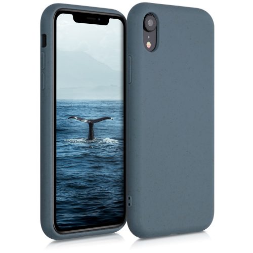 Θήκη για iPhone XR, φυτικές ίνες, μπλε, 49105.202