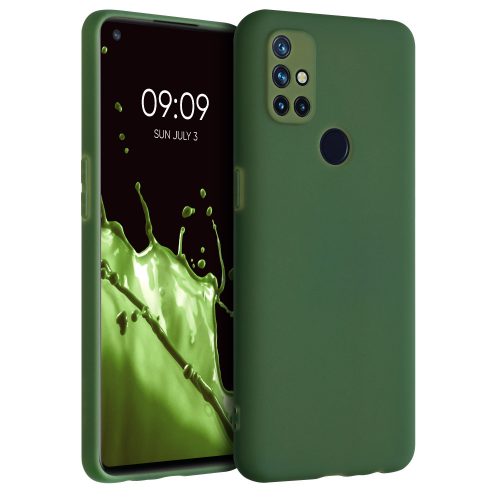 Θήκη για OnePlus Nord N10 5G, Silicone, Green, 53821.80