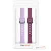 Σετ 2 ιμάντων για Samsung Galaxy Fit (SM-R370), kwmobile, Silicone, Purple / Purple, 50233.38