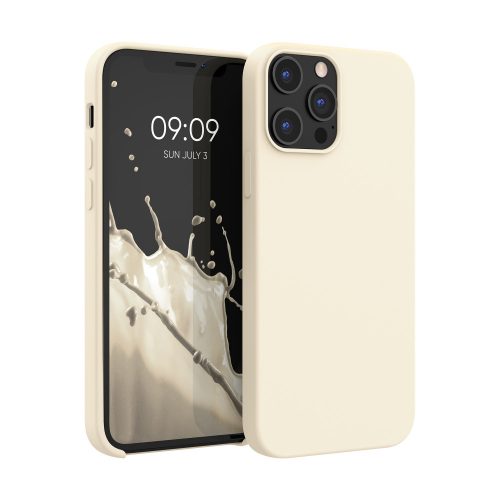 Θήκη για Apple iPhone 12 Pro Max, Silicone, Beige, 52644.204