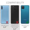 Σετ 3 προστατευτικών μεμβρανών για Samsung Galaxy A12, kwmobile, εμπρός, διαφανές, 54211.1