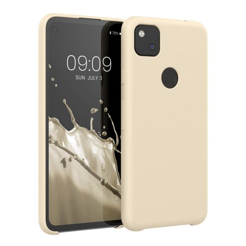 Θήκη για Google Pixel 4a, Silicone, Cream, 52549.204