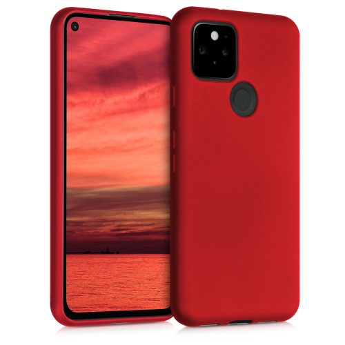 Θήκη για Google Pixel 5, Silicone, Red, 53565.36