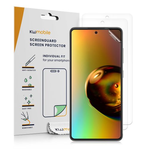 Σετ 3 προστατευτικών μεμβρανών για Samsung Galaxy A52 / Galaxy A52 5G / Galaxy A52s 5G, kwmobile, εμπρός, διαφανές, 54355.1