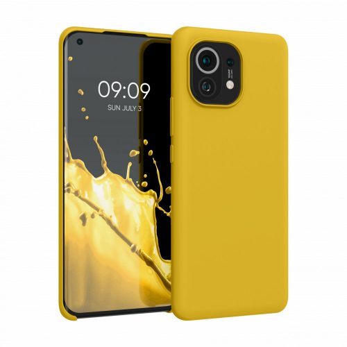 Κάλυμμα για Xiaomi Mi 11, Silicone, Yellow, 54379.143