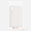 Θήκη για Apple iPhone X / iPhone XS, σιλικόνη, κρέμα, 42495.16