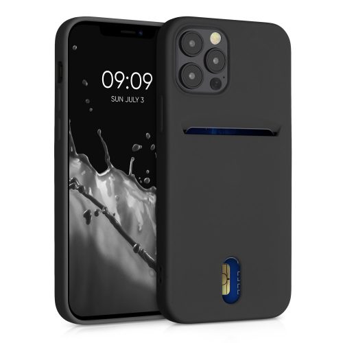 Θήκη για iPhone 12 / iPhone 12 Pro, Silicone, Black, 54513.01