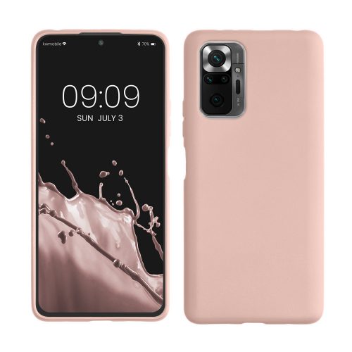 Θήκη για Xiaomi Redmi Note 10 Pro, σιλικόνη, ροζ χρυσό, 54552.31