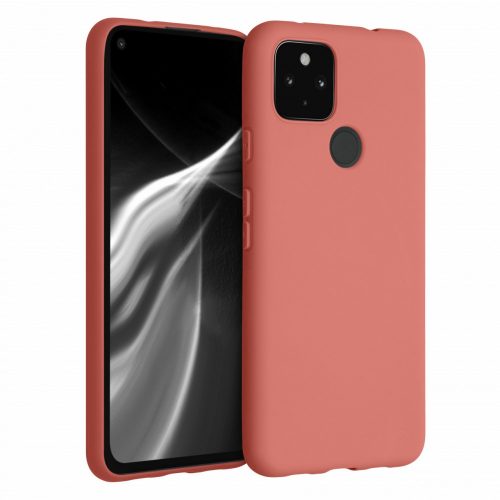 Θήκη για Google Pixel 4a 5G, Σιλικόνη, Πορτοκαλί, 51727.215