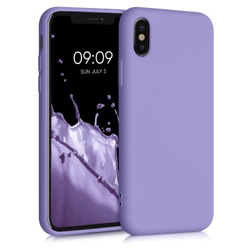 Θήκη για iPhone X / iPhone XS, Σιλικόνη, Μωβ, 49982.222