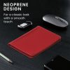 Κάλυμμα για έγγραφα αυτοκινήτου, Kwmobile, Red, Neoprene, 55381.09