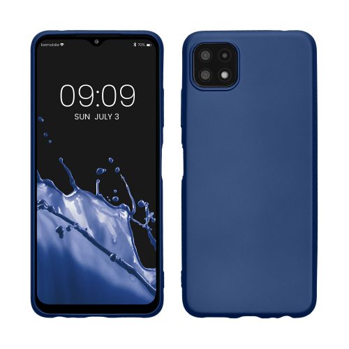 Θήκη για Samsung Galaxy A22 5G, Silicone, Blue, 55247.64