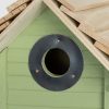 Navaris pine birdhouse, 25 x 20 x 17,9 cm, Green, 55458,01