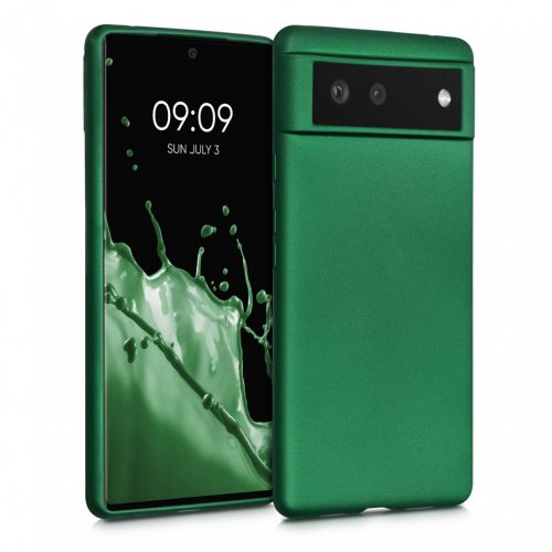 Θήκη για Google Pixel 6, Silicone, Green, 55783.170, kwmobile