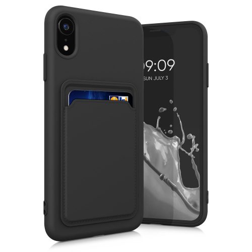 Θήκη για iPhone XR, Silicone, Black, 55116.01