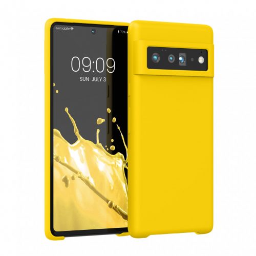 Θήκη για Google Pixel 6 Pro, Silicone, Yellow, 55863.165, kwmobile