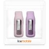 Σετ 2 θηκών για Fitbit Inspire 2/Ace 3, Kwmobile, Purple/Pink, Silicone, 54017.06