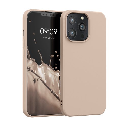 Θήκη για iPhone 13 Pro, Silicone, Cream, 55962.154