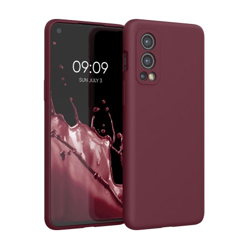 Θήκη για OnePlus Nord 2 5G, Silicone, Red, 56070.190, kwmobile