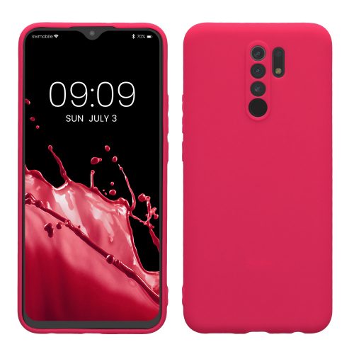 Θήκη για Xiaomi Redmi 9, Silicone, Pink, 52766.77, kwmobile