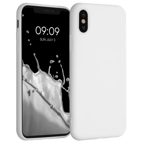 Θήκη για Apple iPhone X / iPhone XS, Silicone, White, 42492.02, kwmobile