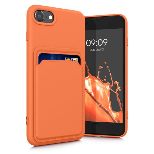 Θήκη για Apple iPhone 8 / iPhone 7 / iPhone SE 2, Silicone, Orange, 55117.29, kwmobile