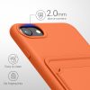 Θήκη για Apple iPhone 8 / iPhone 7 / iPhone SE 2, Silicone, Orange, 55117.29, kwmobile