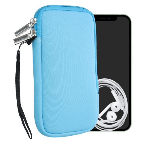 Θήκη τηλεφώνου γενικής χρήσης XL - 6,8 ιντσών, Neoprene, Blue, 46188.4.23, kwmobile