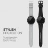 Πλαίσιο καντράν για Samsung Galaxy Watch 4 Classic (46mm), kwmobile, αλουμίνιο, μαύρο, 56178.01