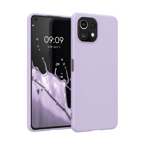 Θήκη για Xiaomi Mi 11 Lite 5G, Silicone, Purple, 54726.108, kwmobile